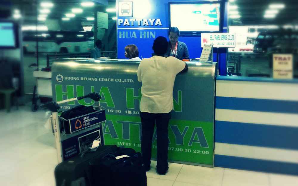 hua hin bus terminal bangkok airport suvarnabhumi